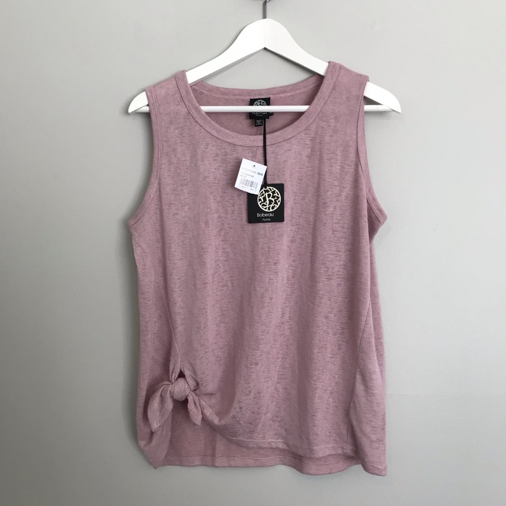 Bobeau Petite Mauve Side Knot Top 🌸 Size XLP